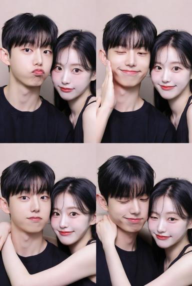 네컷 포즈 흐름 예시