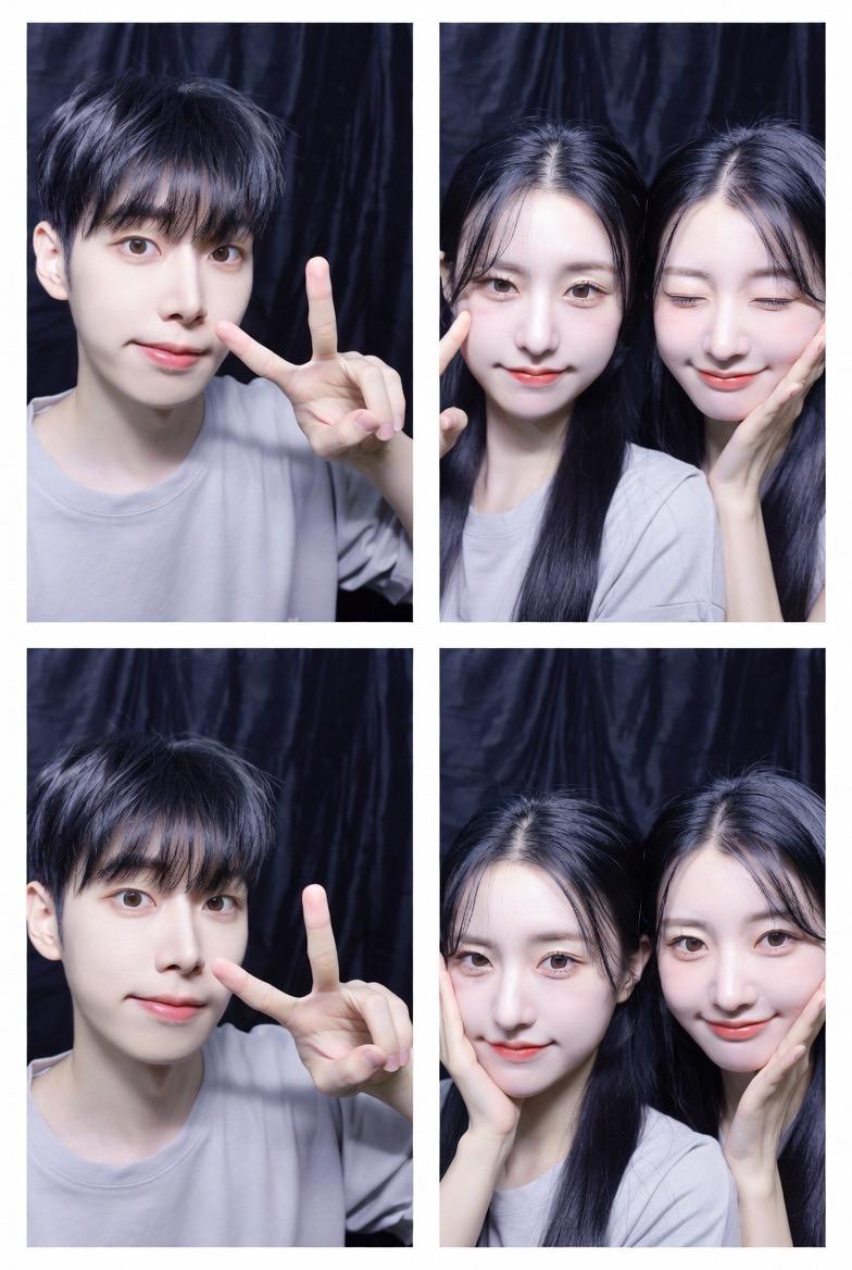 친구 네컷 포즈