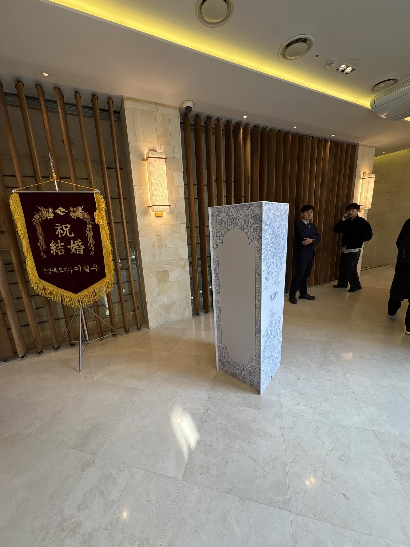 결혼식 포토부스 현장 사진