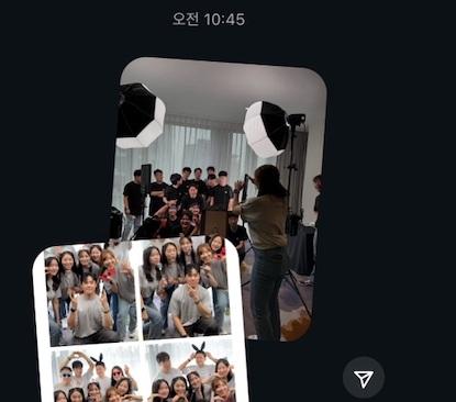 애플 행사 포토부스 결과물